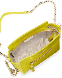 Furla Ginerva Mini Leather Crossbody Bag Jade Citron