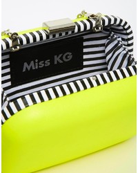 Miss KG Hana Lime Clutch Bag