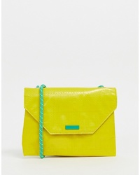 Pull&Bear Neon Bag With Rope Strap