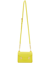Sophie Hulme Yellow Nano Milner Crossbody Bag