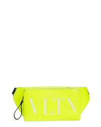 Valentino Vltn Logo Leather Belt Bag