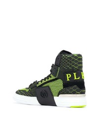 Philipp Plein High Top Phantom Kick Sneakers