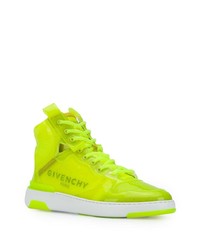 Givenchy Wing Transparent High Top Sneakers