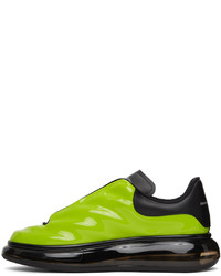 Alexander McQueen Green Black Oversized Sneakers
