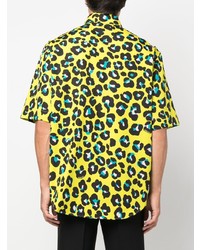 Versace All Over Leopard Print Shirt