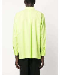 Homme Plissé Issey Miyake Long Sleeved Button Up Shirt