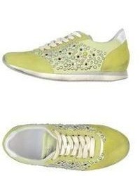 Green-Yellow Low Top Sneakers