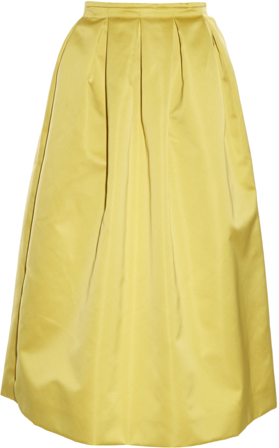 duchess satin skirt