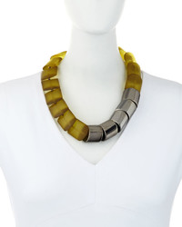 Lafayette 148 New York Acrylic Mixed Link Necklace
