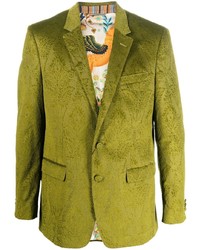 Green-Yellow Paisley Blazer