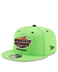 New Era Kelly Green Kyle Busch Interstate Batteries 9fifty Snapback Adjustable Hat