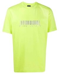 Diesel Barcode Print T Shirt