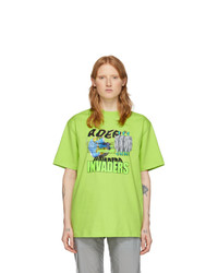 Ader Error Green Invaders T Shirt