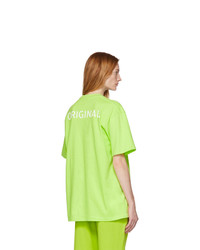 PushBUTTON Green Logo T Shirt