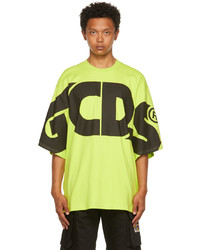 Gcds Green Macro Logo T Shirt