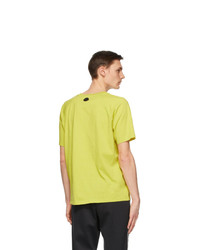 Moncler Green Matt Black Logo T Shirt