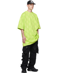 We11done Green Oversized Zurry T Shirt