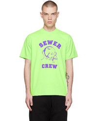 Stray Rats Green Sewer Crew T Shirt