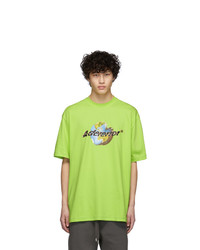 Ader Error Green Sightnet T Shirt