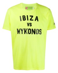 MC2 Saint Barth Ibiza Vs Mykonos Print T Shirt