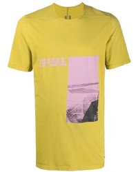 Rick Owens DRKSHDW Photograph Print Cotton T Shirt