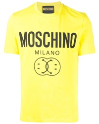 Moschino Smile Logo Print T Shirt