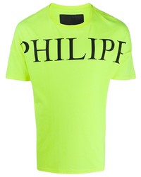Philipp Plein Tm Logo Print Cotton T Shirt