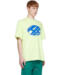 Ader Error Yellow Distort T Shirt