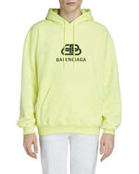 Balenciaga Bb Logo Hooded Sweatshirt