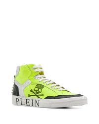 Philipp Plein Skull Print Low Top Sneakers