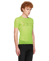 Jean Paul Gaultier Green Videmt T Shirt