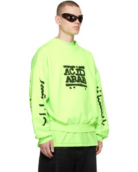 Balenciaga Green Acid Arab Edition Sweatshirt