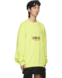 Hood by Air Green Graphic Sweatshirt