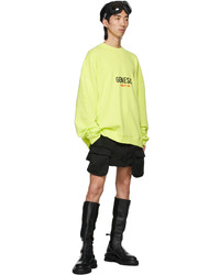 Hood by Air Green Graphic Sweatshirt