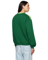 Drôle De Monsieur Green Le Sweatshirt Drle Fleuri Sweatshirt