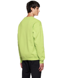 Moschino Green Smiley Edition Sweatshirt