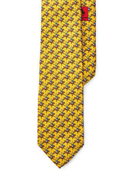 Green-Yellow Print Tie