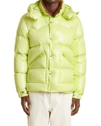 Moncler Coutard Lacquered Down Jacket
