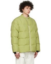 Jil Sander Green Recycled Polyester Down Jacket