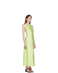 Rosetta Getty Green Slip Dress