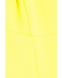 Versace Stretch Crepe Dress Bright Yellow