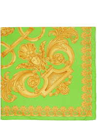 Green-Yellow Silk Scarf