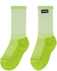 Jacquemus Green Les Chaussettes Lenvers Socks