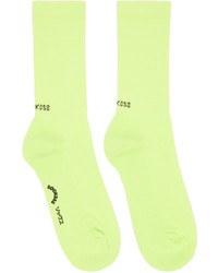 SOCKSSS Two Pack Green Gray Socks