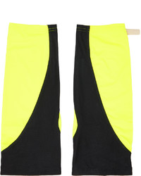 TMS.SITE Yellow Black Paneled Socks