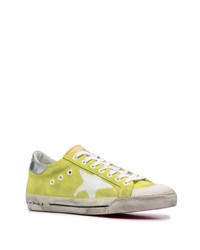 Golden Goose Distressed Low Top Sneakers