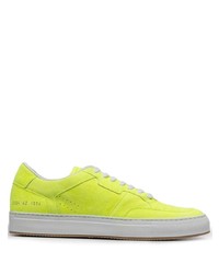 Common Projects Low Top Perforated Detail Suede Sneakers