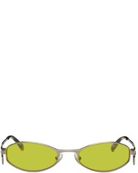 Marine Serre Gold Vuarnet Edition Swirl Frame Oval Sunglasses
