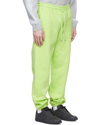 Ader Error Green Cotton Lounge Pants