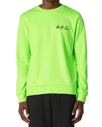 A.P.C. Sweat Michel Slim Fit Graphic Logo Sweatshirt